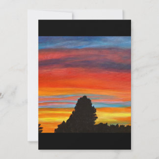 New Mexico Sunset: The Land of Enchantment Holiday Card
