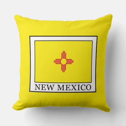 New Mexico Throw Pillow