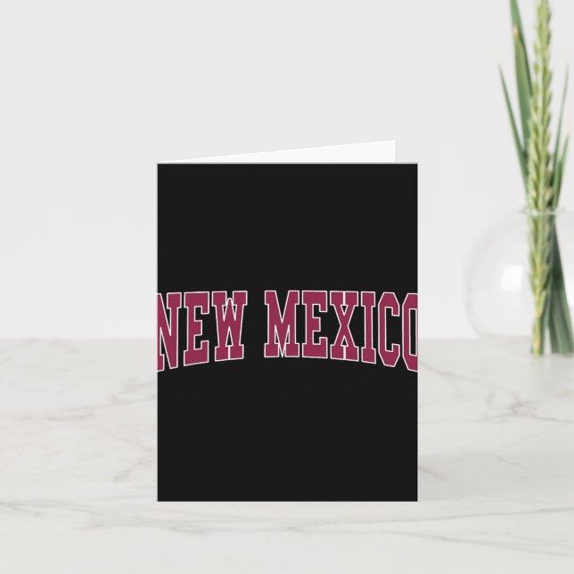 New Mexico - Throwback Design - Clic  Card (Front)