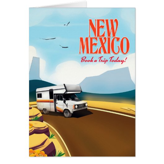 New Mexico Travel poster Cards (Front)