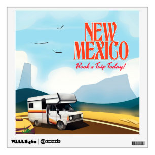 New Mexico Travel poster Wall Decal