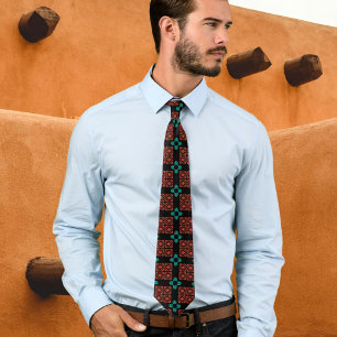 New Mexico Tribal Zia Neck Tie