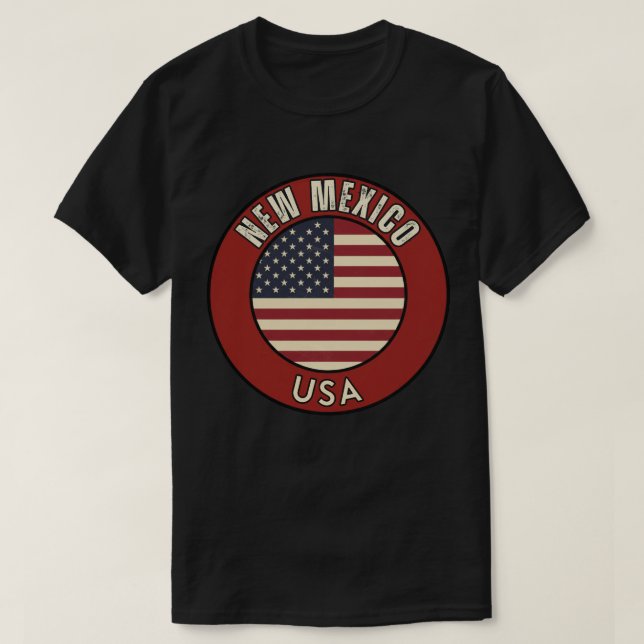 New Mexico United States of America T-Shirt (Design Front)