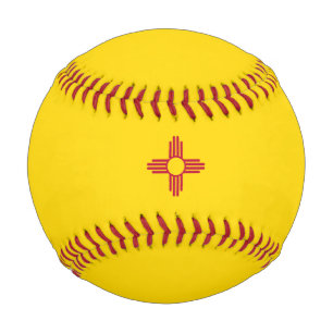 New Mexico (US State) Flag Baseball