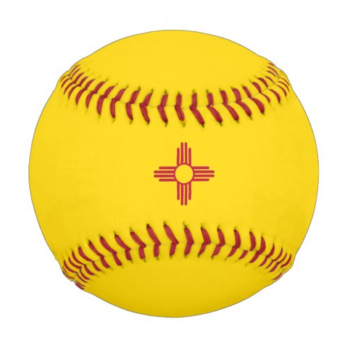 New Mexico US State Flag Baseball
