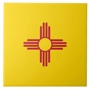 New Mexico (US State) Flag Ceramic Tile