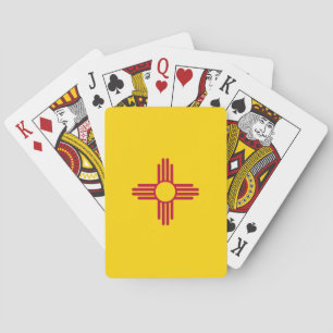 New Mexico (US State) Flag Poker Cards