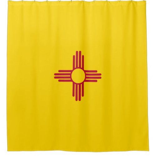 New Mexico US State Flag Shower Curtain