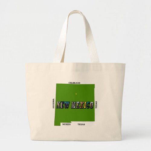 New Mexico USA Large Tote Bag