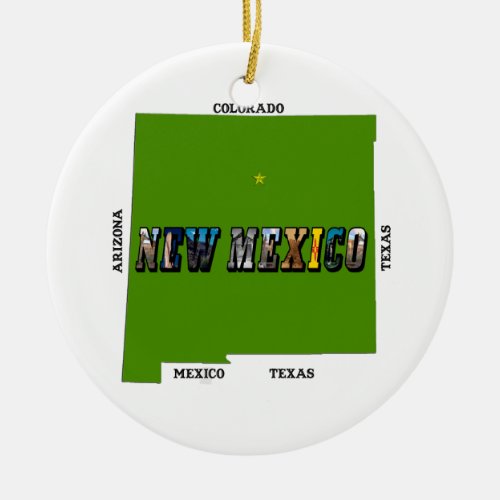 New Mexico USA Ornament