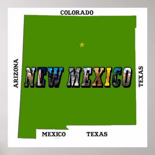 New Mexico USA Print