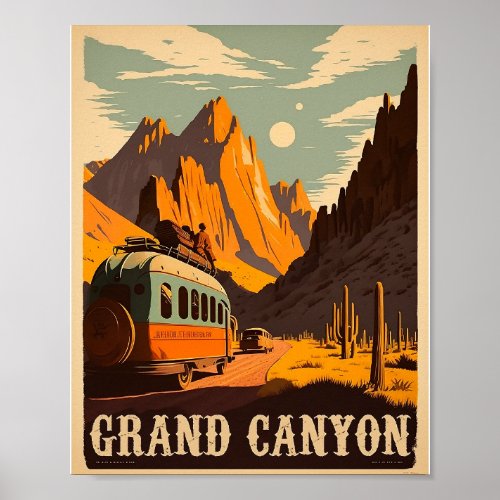 New Mexico Vintage Travel Art Poster