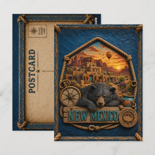 New Mexico Vintage Travel Postcard