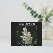 New Mexico Yucca Flower Postcard (Standing Front)