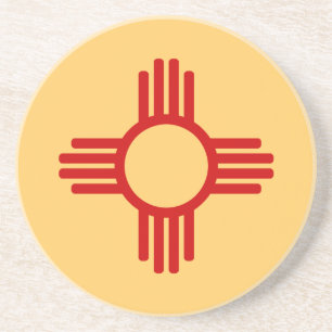 New Mexico Zia Drink Coaster