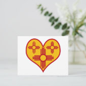 New Mexico Zia Heart (Standing Front)