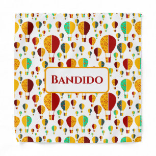 New Mexico Zia Hot Air Balloons Bandana