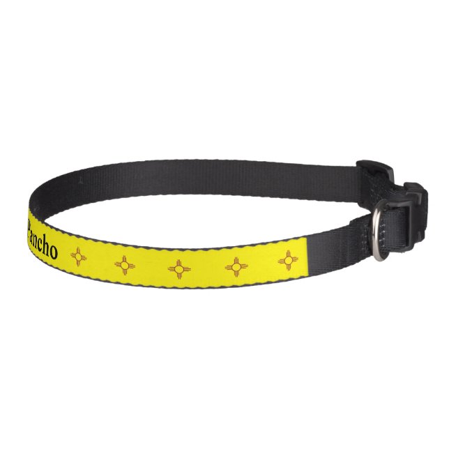 New Mexico Zia Sun Pet Collar (Right)