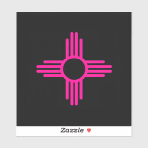 New Mexico Zia Sun Sticker