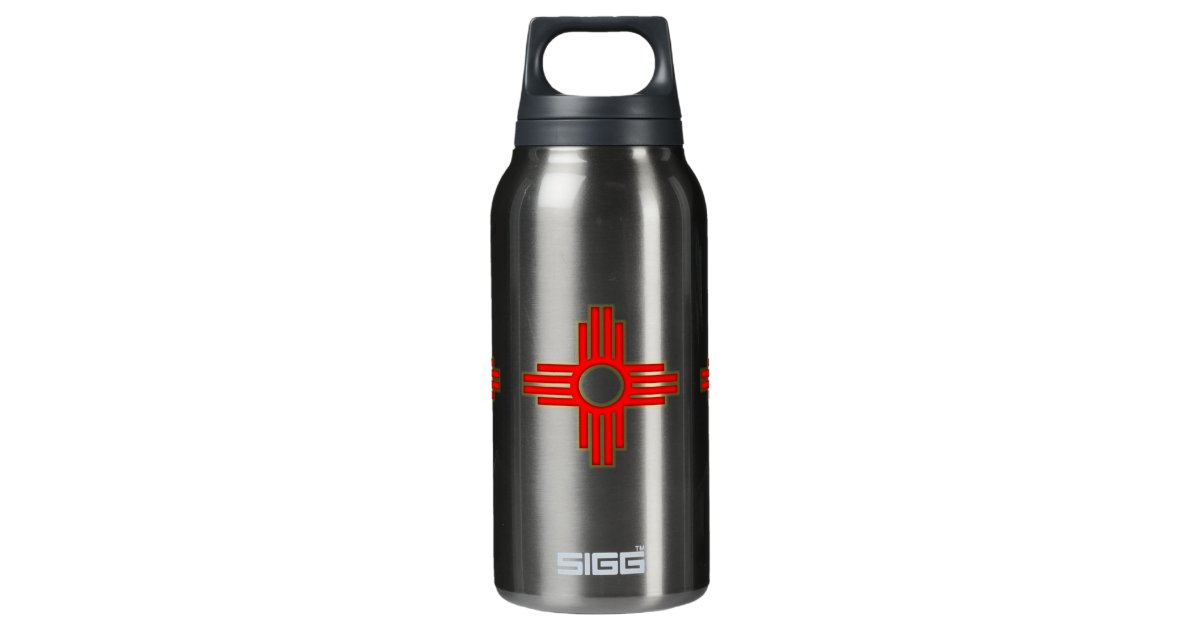 Custom SIGG Hot & Cold Flask w/ Tea Filter 0.3L. Insulated Water Bottle, Zazzle