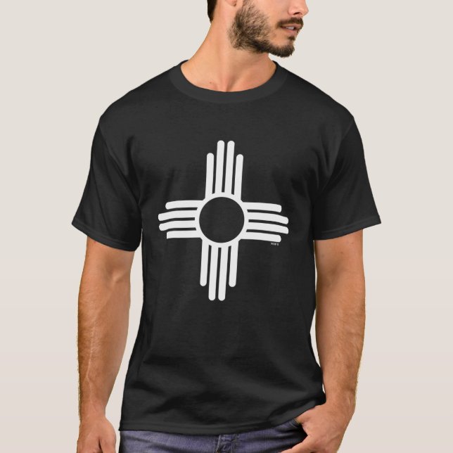 New Mexico Zia Sun Symbol T-Shirt (Front)