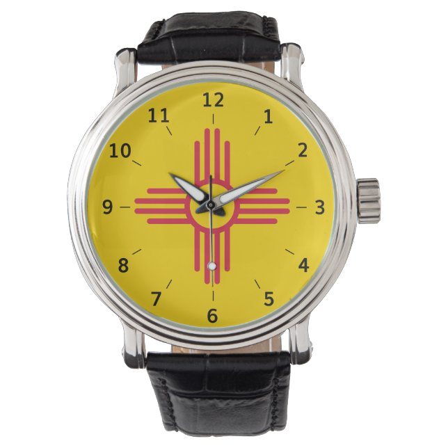 New Mexico Zia Sun Symbol   Watch (Front)