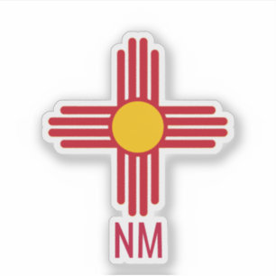 New Mexico Zia symbol Sticker