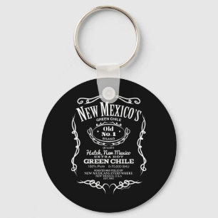 New Mexico's Old No. 1 Hatch Green Chile Novelty D Keychain