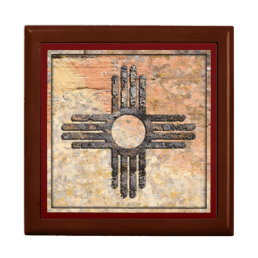 New Mexico&#39;s Zia Sun Symbol Gift Box
