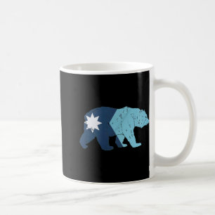 New Minnesota State Flag Bear  Coffee Mug