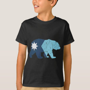 New Minnesota State Flag Bear T-Shirt