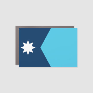 New Minnesota State Flag Car Magnet