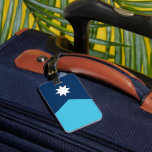 New Minnesota State Flag Luggage Tag<br><div class="desc">Show your state pride with the new Minnesota State Flag! The design features an eight-pointed North Star and the shape of the state of Minnesota. The blue colors symbolize Minnesota's 10, 000 lakes and rivers.</div>