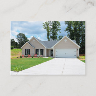 New model home business card