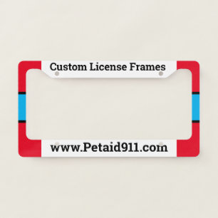 New Modern License Plate Frame