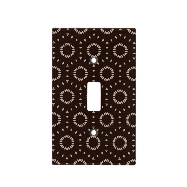 New Modern Mudcloth Design Light Switch Cover (Front)