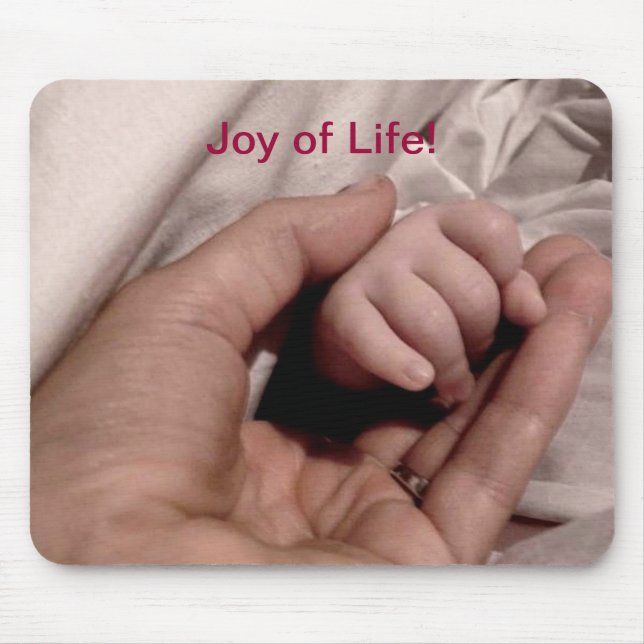 New Mom and Baby - Joy of Life Mouse Pad (Front)