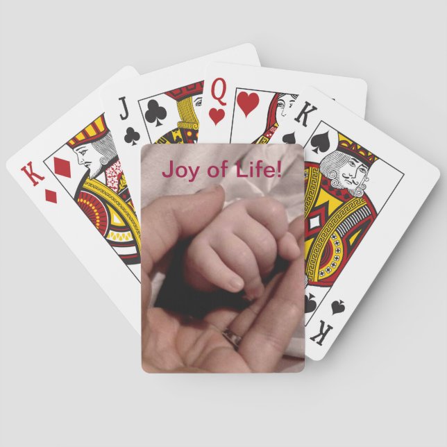 New Mom and Baby - Joy of Life Poker Cards (Back)