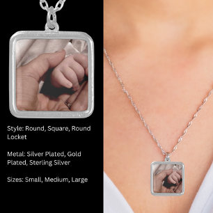 New Mom and Baby - Joy of Life Silver Plated Necklace