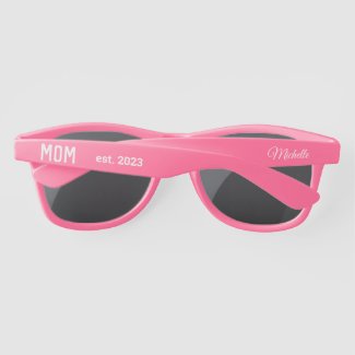 New Mom - est.2020 - personalized pink
