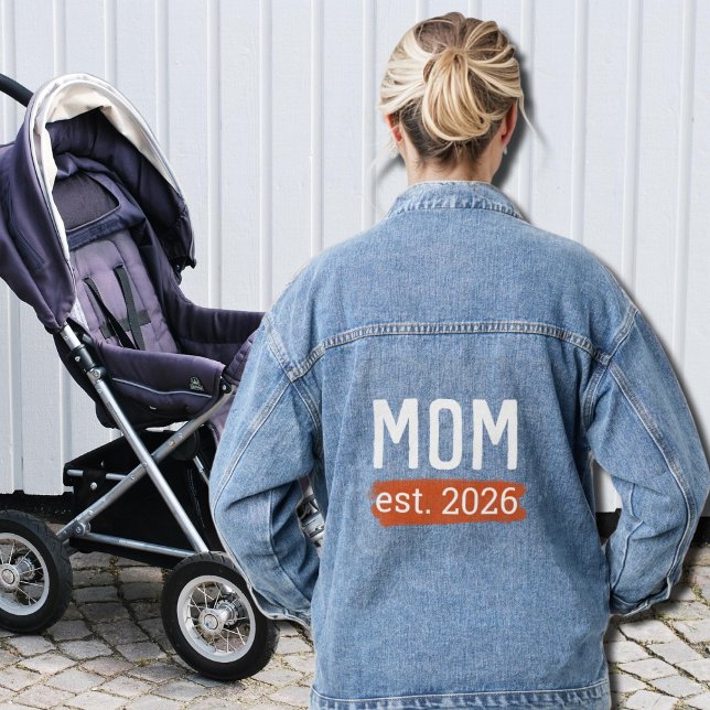 New Mom - est.2026 Denim Jacket (Creator Uploaded)