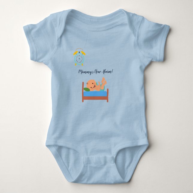 New Mom Fun (Front Design Only) Baby Bodysuit (Front)