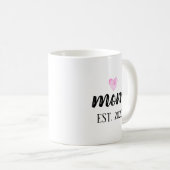 New Mom Gift Mom Baby Shower Gift Personalized Coffee Mug (Front Right)