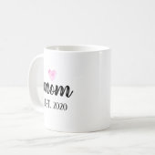 New Mom Gift Mom Baby Shower Gift Personalized Coffee Mug (Front Left)
