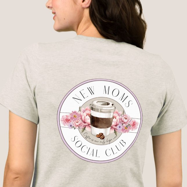 New Mom Humor, Coffee is our only hope  Tri-Blend Shirt (Creator Uploaded)