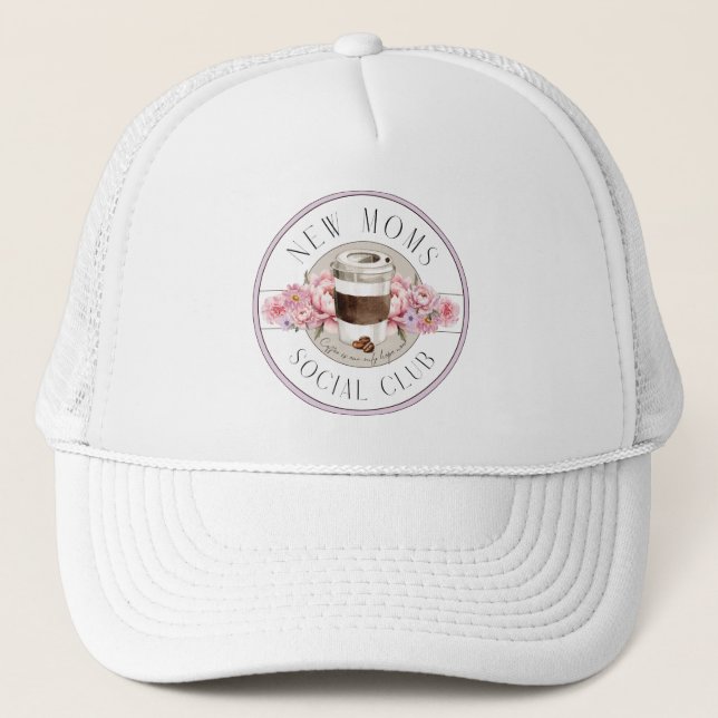 New Mom Humor, Coffee is our only hope  Trucker Hat (Front)