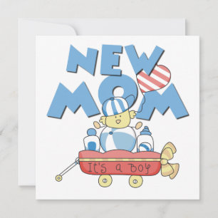 New Mom It's a Boy Gifts Announcement