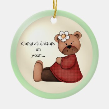 New Mom Ornament by doodlesfunornaments at Zazzle