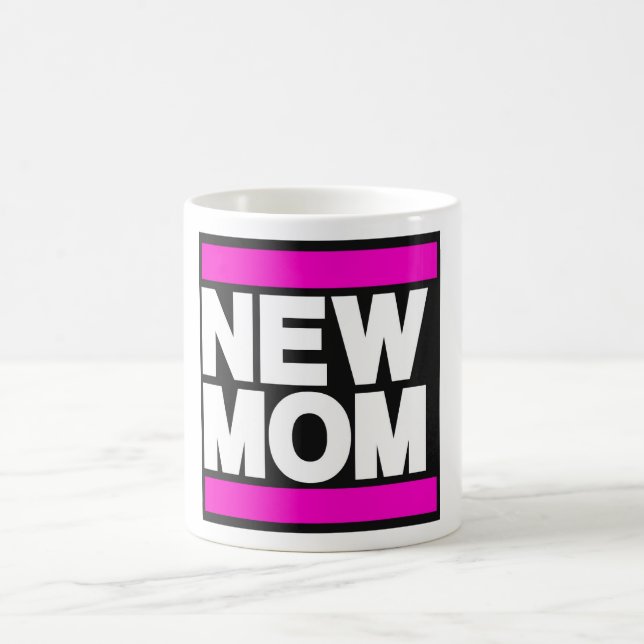 New Mom Pink Coffee Mug (Center)