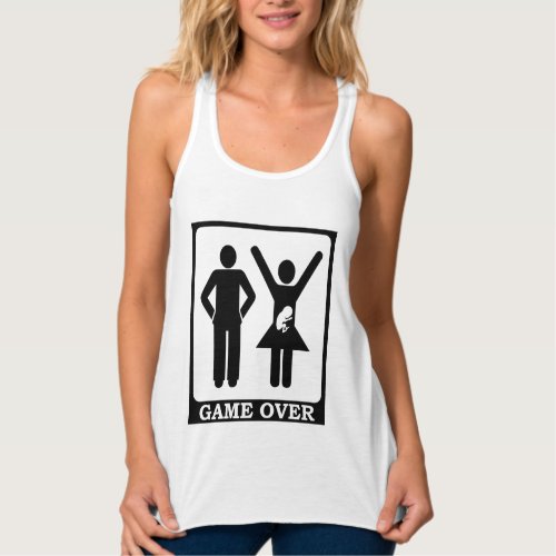 New Mom to Be _ Game Over Tank Top